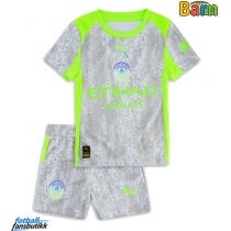 Manchester City Tredjedraktsett Barn 2025-26 Kortermet (+ Korte bukser)